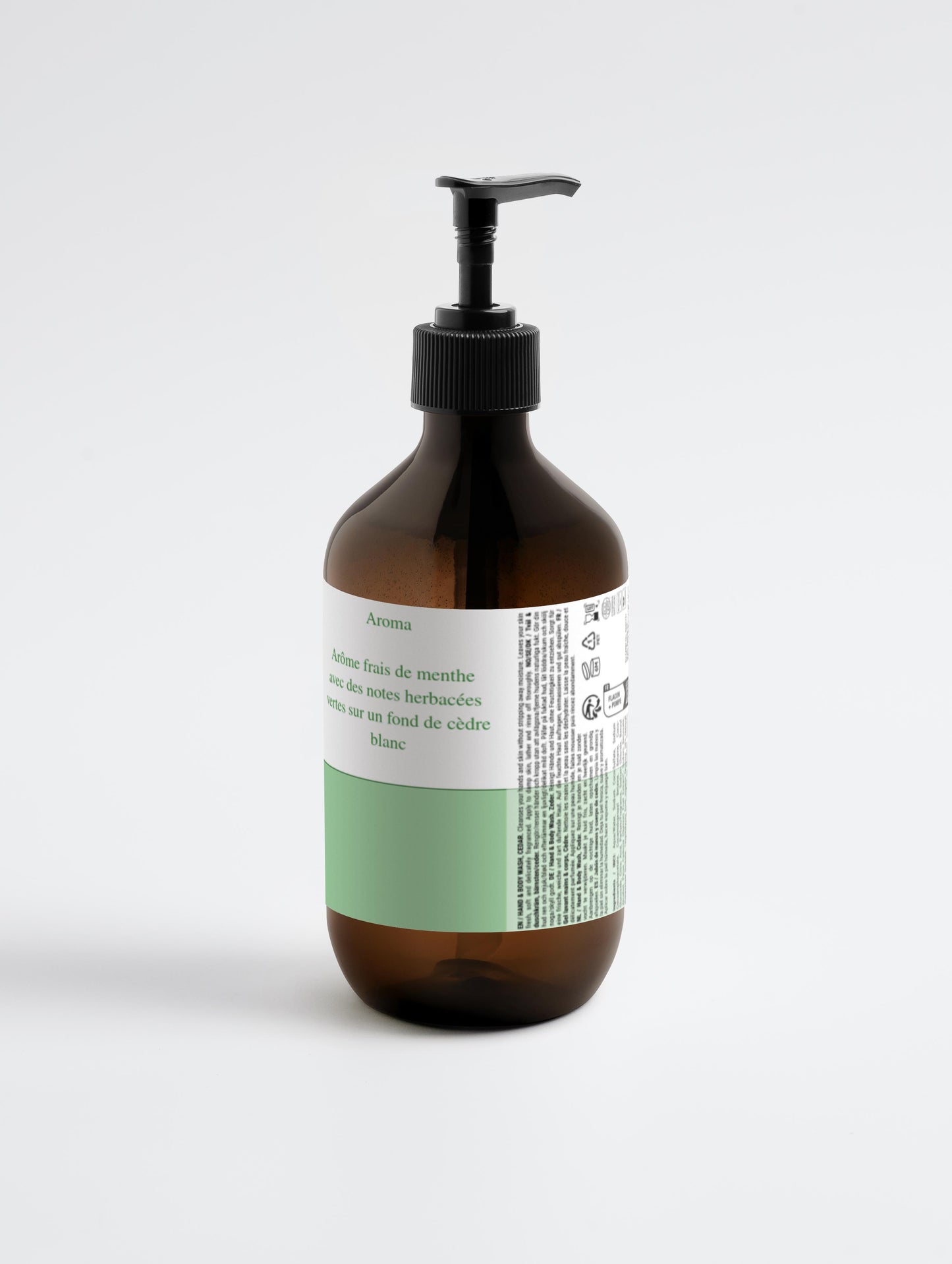 Gel lavant mains & corps, CÈDRE & MENTHE POIVRÉE
