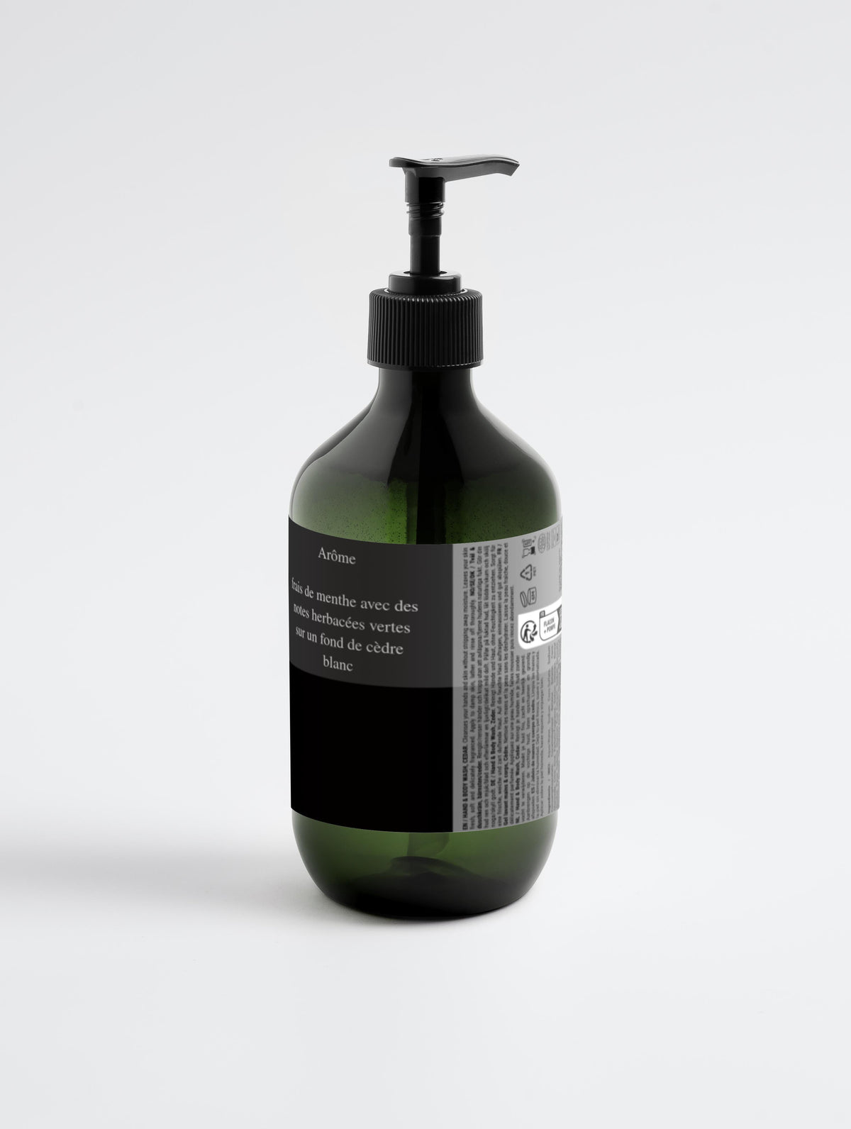 Gel lavant mains & corps Homme, CÈDRE & MENTHE POIVRÉE
